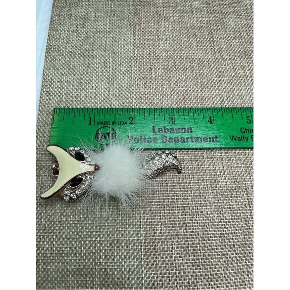 New Furry Fox Bling Pendant Foxy Cleopatra Crystals Gift Idea Collection Piece - Picture 4 of 10